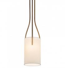 Meyda White 177603 - 9"W Cilindro Triad Pendant
