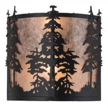 Meyda White 182748 - 12" Wide Tall Pines Wall Sconce