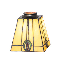 Meyda White 31413 - 5" Square Spear Mission Shade