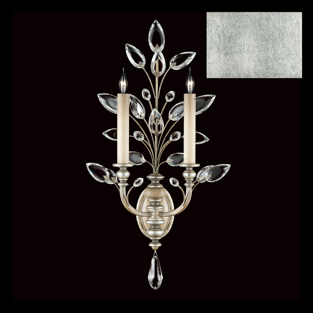 Crystal Laurel 28"H Sconce